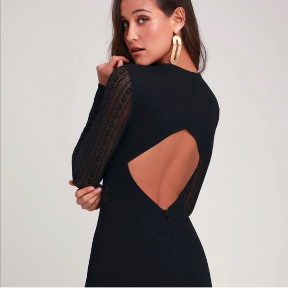 Lulus large little black dress - Picture 3 of 4